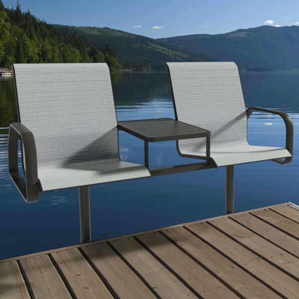 WEBSITE Sunset Silver Comfort Bench_Great Blue Dock Furniture