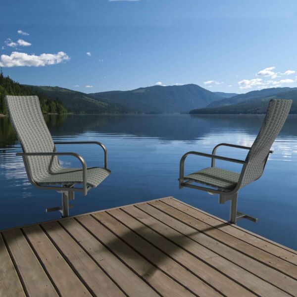 Pierside Woven Swivel Chair-2 Pack_Great Blue Dock Furniture